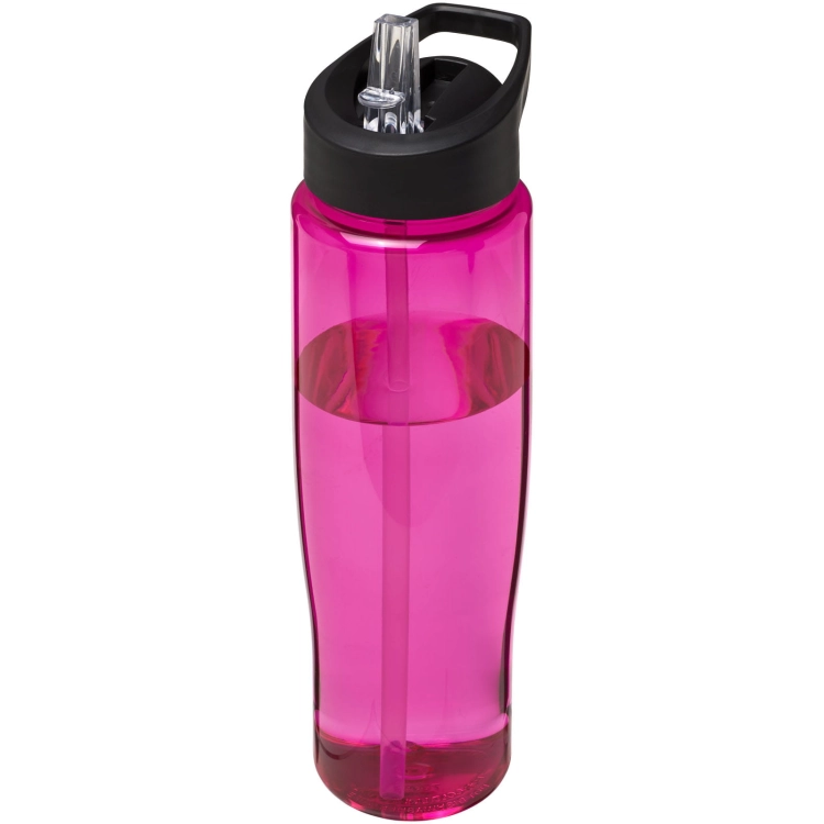 Bidon H2O Tempo® o pojemności 700 ml z wieczkiem z słomką