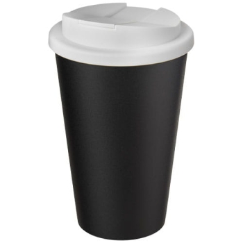 Kubek Americano® Eco z recyklingu 350 ml z pokrywą odporną na zalanie