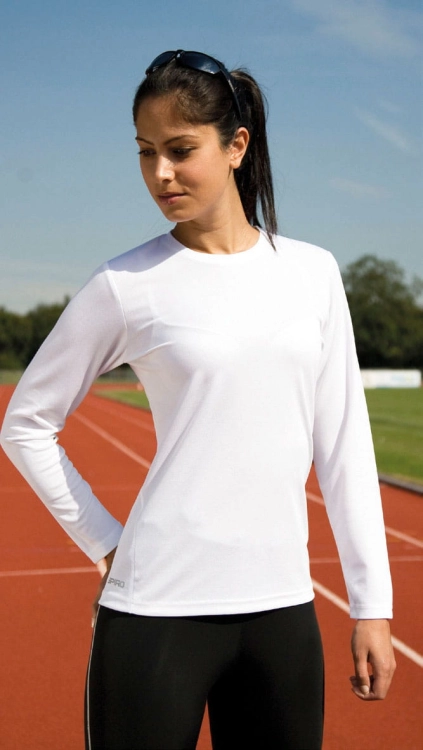 Damski T-shirt Performance z długimi rękawami