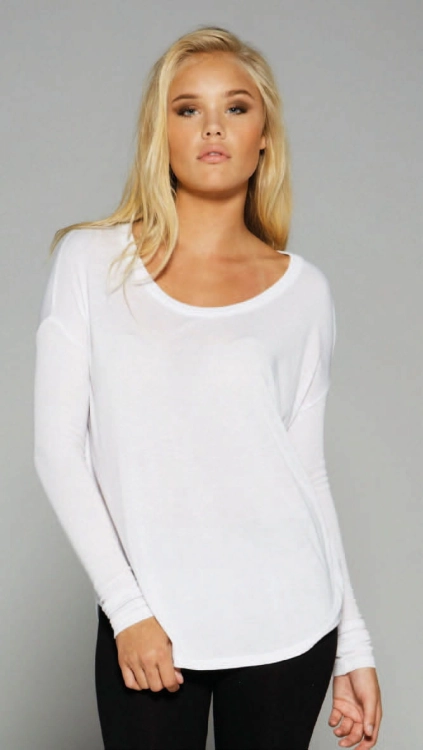 Podkoszulek z długim rękawem Flowy 2x1 Viscose