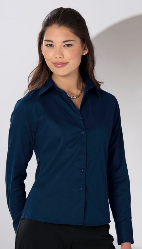 Bluzka damska Twill z długimi rękawami