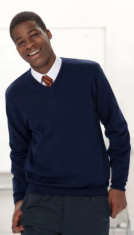Sweter męski v-neck