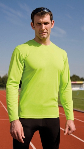 T-shirt Performance z długimi rękawami