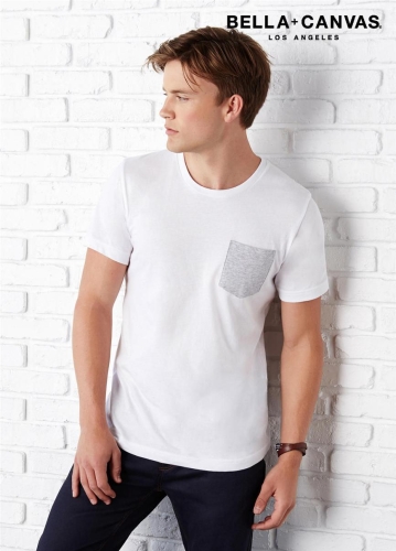  t-shirt z kieszonką Jersey