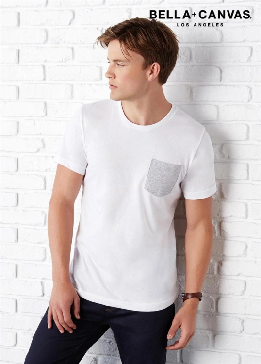  t-shirt z kieszonką Jersey